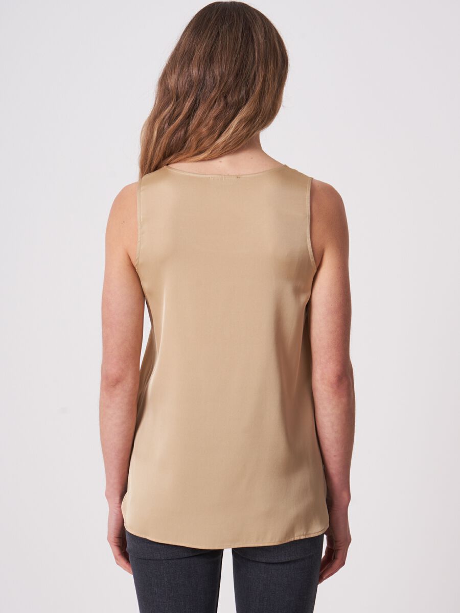 Silk tank top image number 1