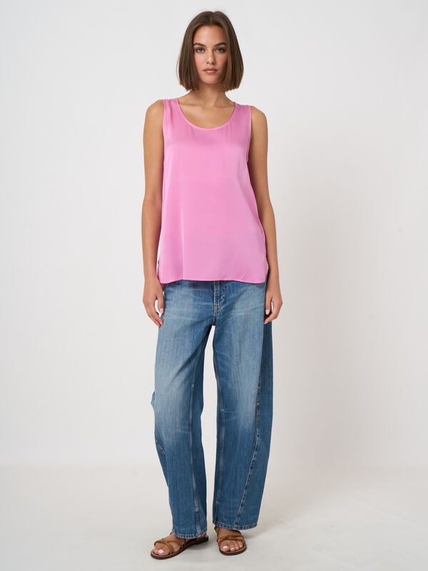 Silk tank top image number 0
