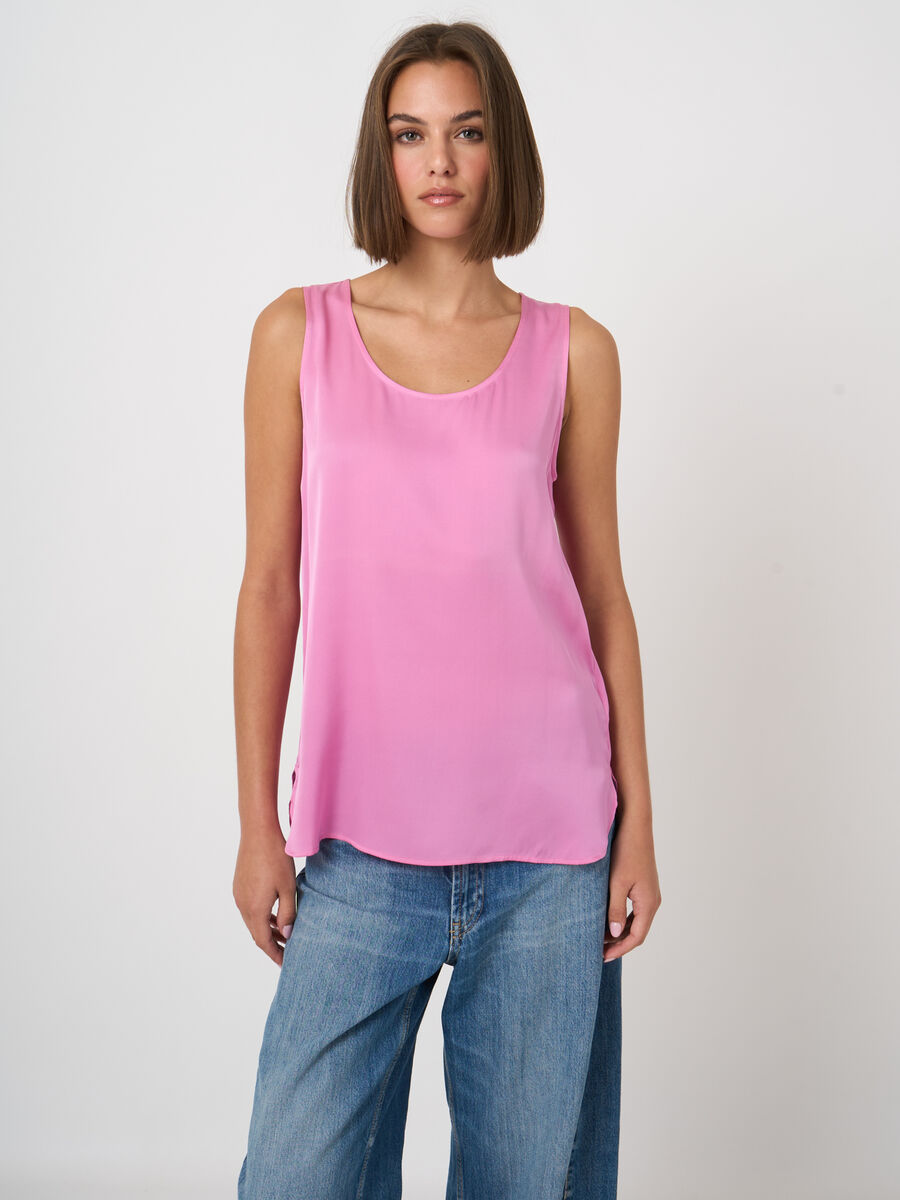 Silk tank top image number 1