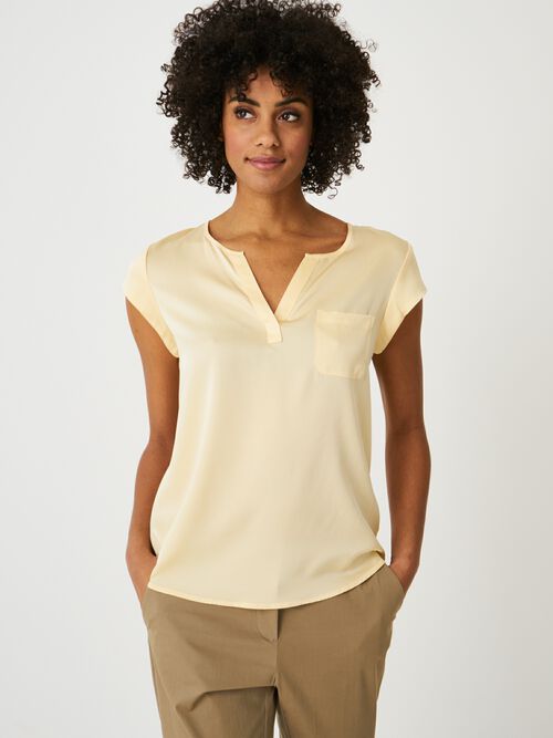 Top with chest pocket