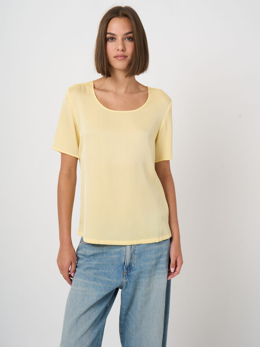 Silk T-shirt image number 1