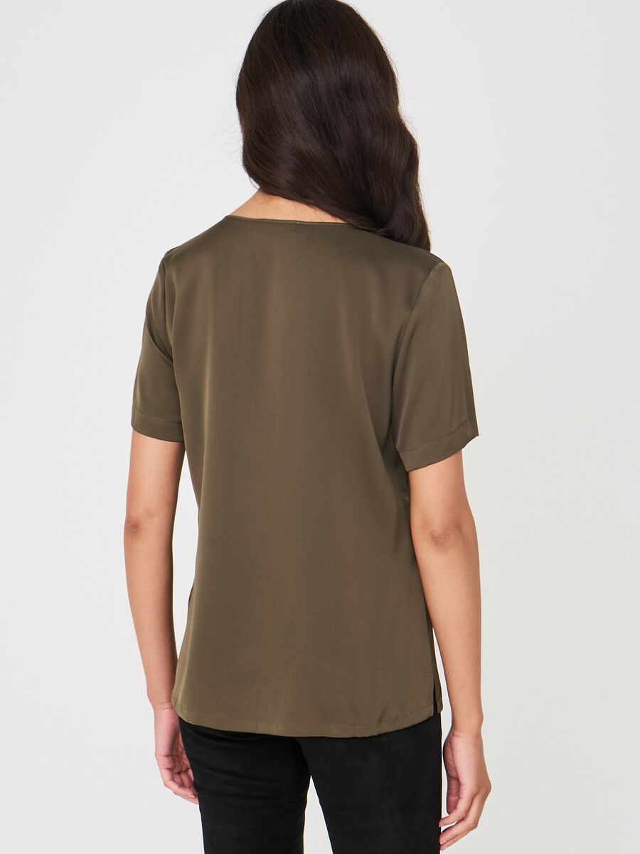 Silk T-shirt image number 1