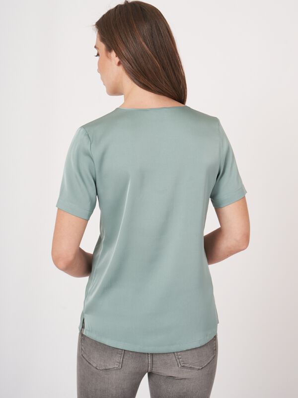Silk T-shirt image number 1