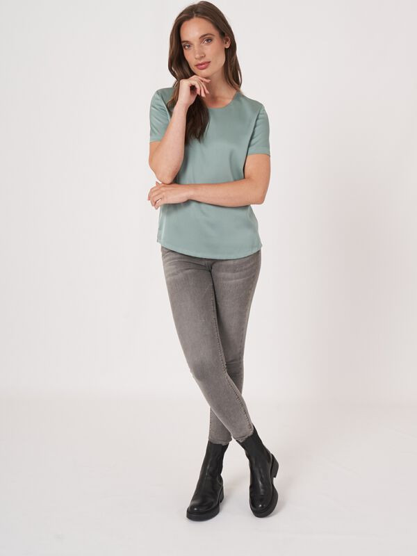 Silk T-shirt image number 4