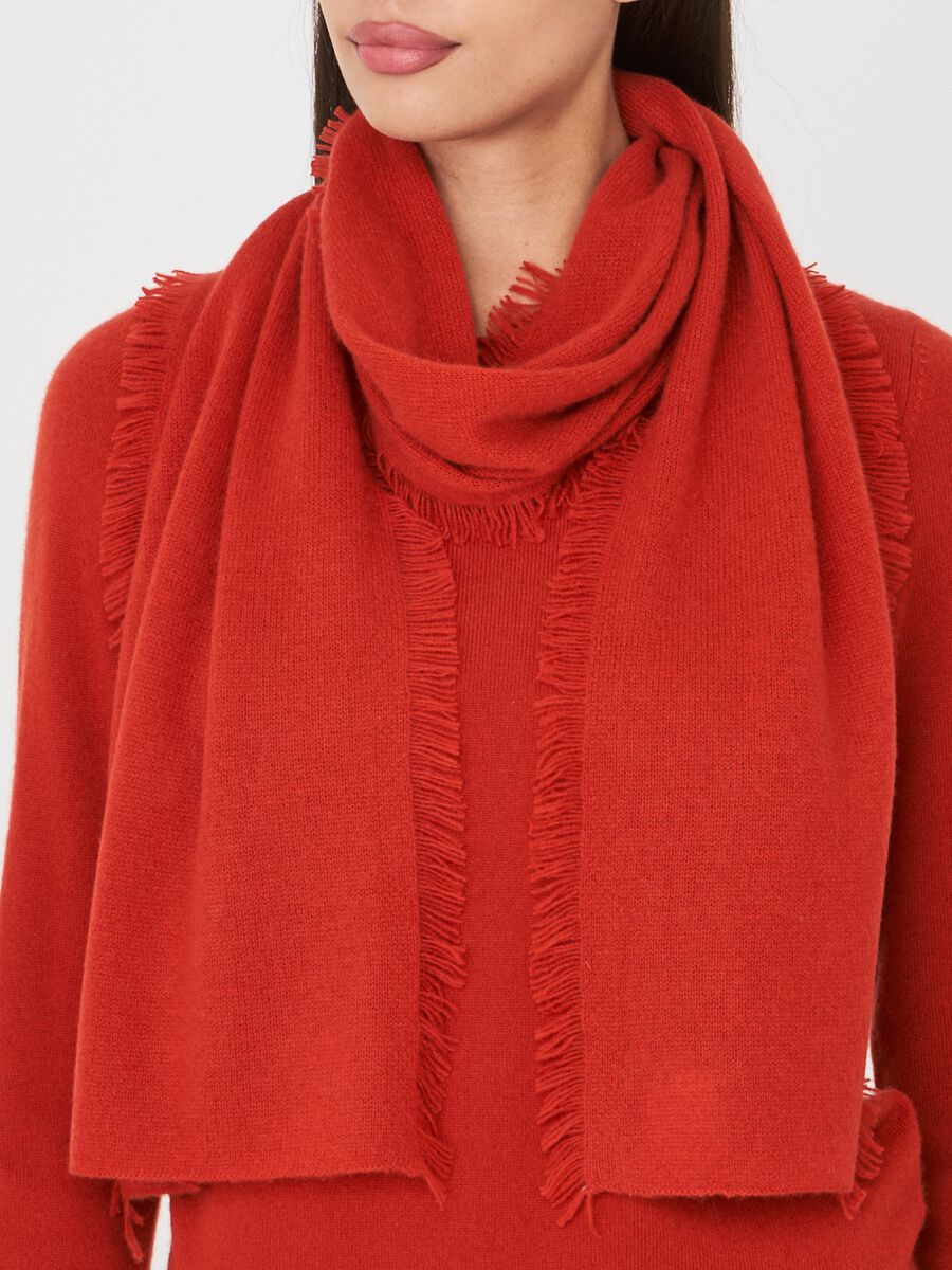 Large cashmere scarf image number 2