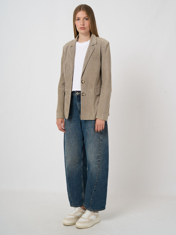 Blazer aus Veloursleder image number 2