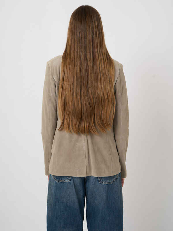 Blazer aus Veloursleder image number 3