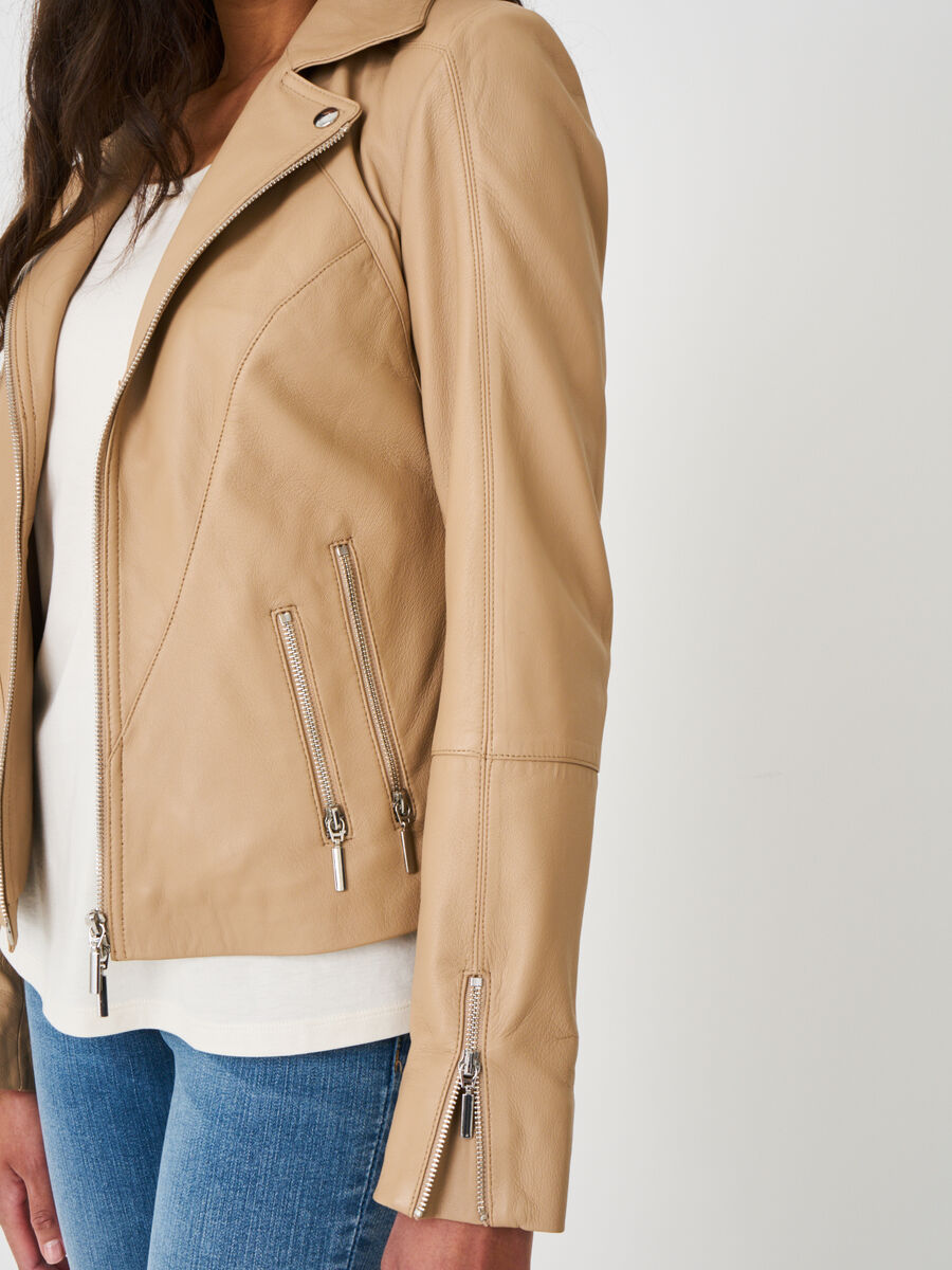 Leder-Bikerjacke image number 2