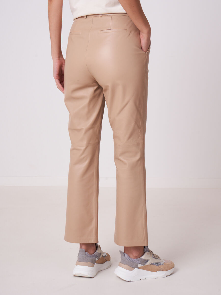 Wide leather pants image number 2